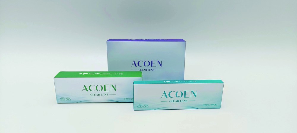 Contact lens retail cartons